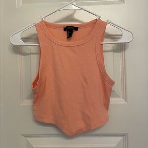 orange forever 21 bandana style tank top